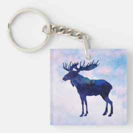 Llavero Silhouette Celestial Blue Moose
