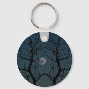 Llavero Silhouette de árbol de luna