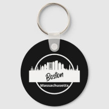 Silhouette de Boston Skyline