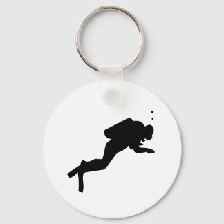 Llavero Silhouette de buceador - Keychain