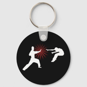 Llavero Silhouette de energía de artes marciales