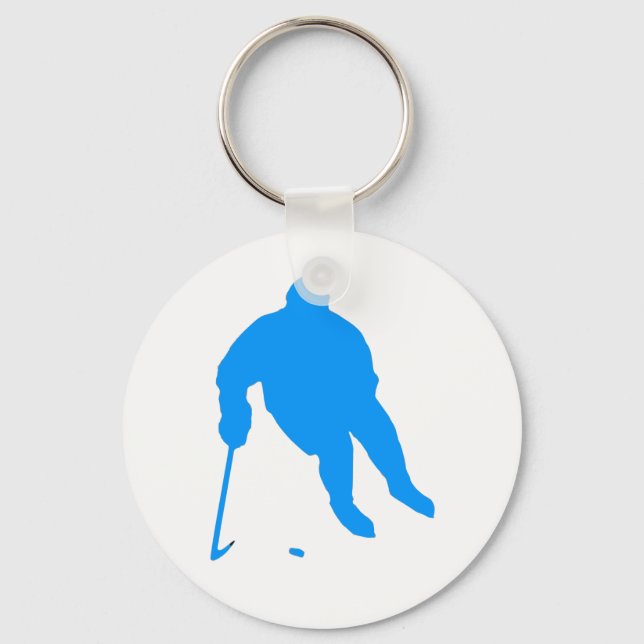 Llavero Silhouette de hockey (Anverso)