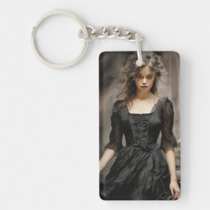 Llavero Silhouette de Vintage Little Black Dress (LBD)