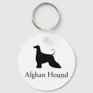 Llavero Silhouette Hound Afgano