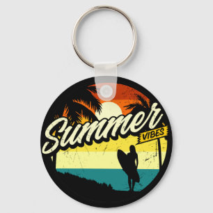 Llavero Silhouette Retro Vibes de Verano
