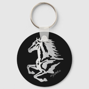 Llavero Silhouette Silver Horse