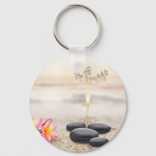 Llavero Silhouette Zen Stones