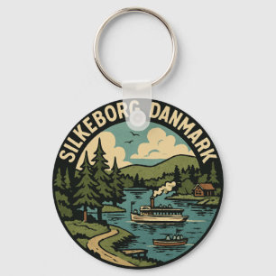 Llavero Silkeborg Dinamarca Lago