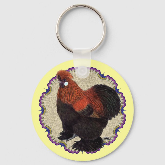 Llavero Silkie Circle (Anverso)
