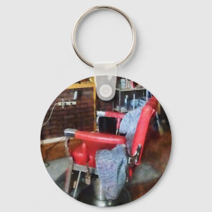 Llavero Silla de peluquero roja