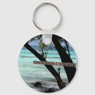 Llavero Sillas de Playa Rum Point Grand Cayman