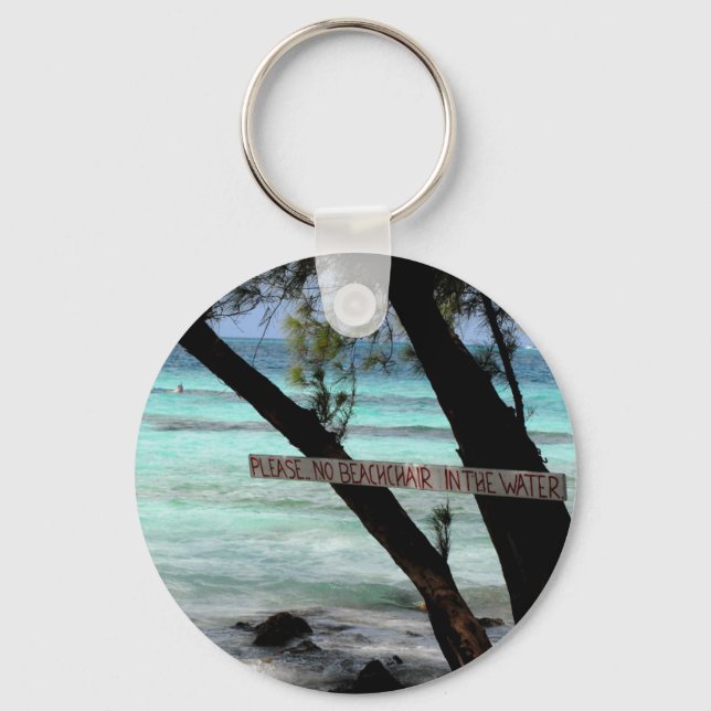 Llavero Sillas de Playa Rum Point Grand Cayman (Anverso)