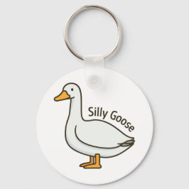 Llavero Silly Goose Funny Cartoon Goose