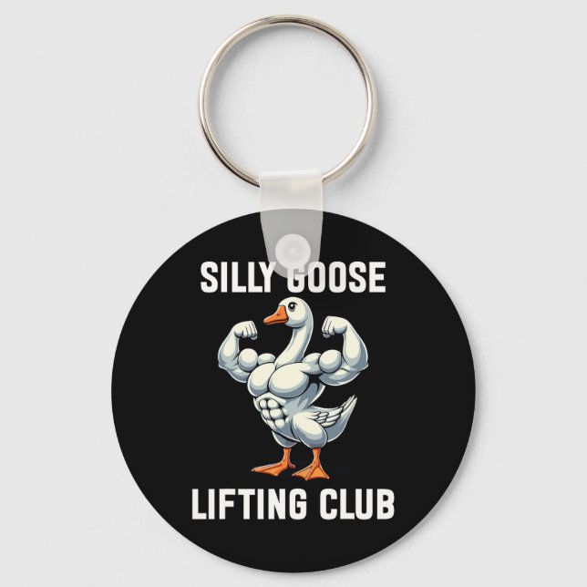 Llavero Silly Goose Lifting Club (Anverso)