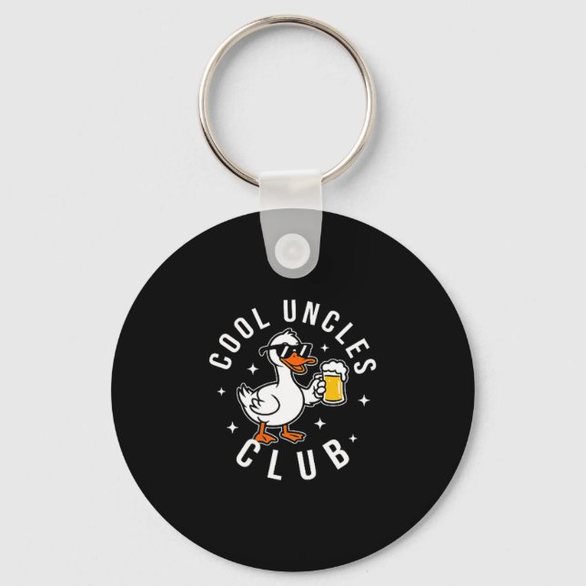 Llavero Silly Uncle Goose Cool Uncles Club Shirt Men Uncle (Anverso)