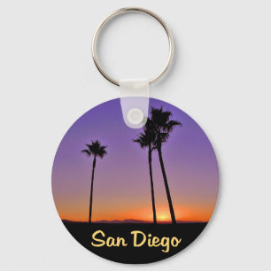 Llavero Silueta De Árbol De Palma En San Diego
