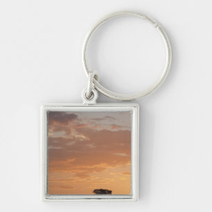 Llavero Silueta de árbol en la llanura, Masai Mara