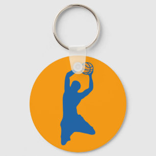 Llavero silueta de baloncesto