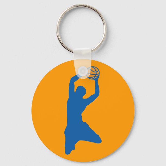 Llavero silueta de baloncesto (Anverso)