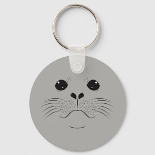 Llavero Silueta de cara de foca