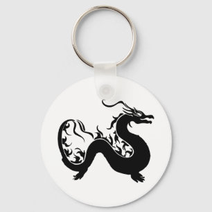 Llavero Silueta de dragón asiático