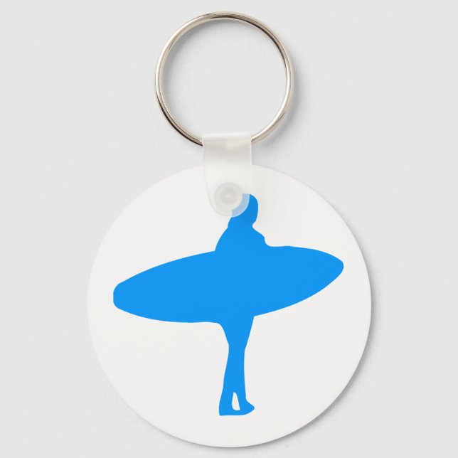 Llavero Silueta de surf (Anverso)