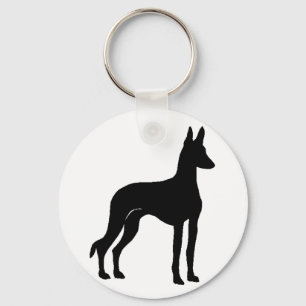 Llavero silueta del perro ibizan