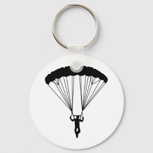 Llavero silueta del skydiver