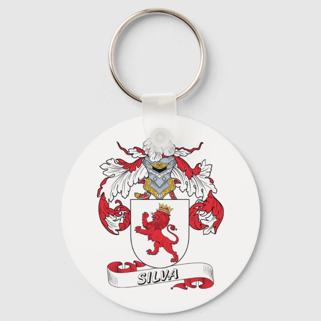 Llavero Silva Family Crest (Anverso)
