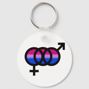 Llavero Símbolo bisexual
