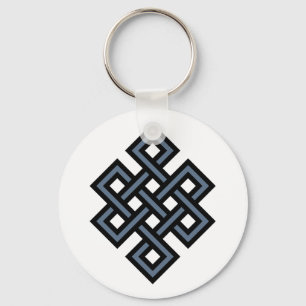 Llavero Símbolo budista Buda de la eternidad sin fin del