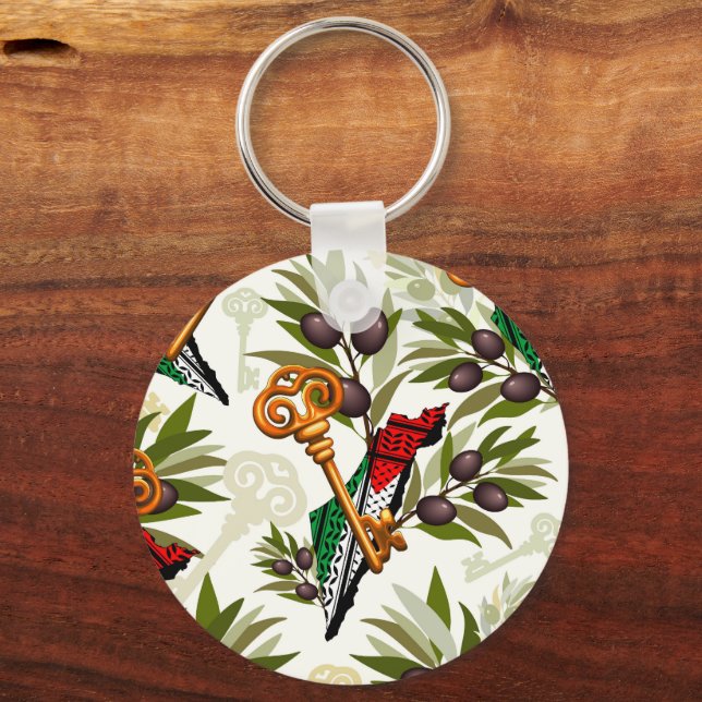 Llavero Símbolo clave palestino del derecho de retorno (Anverso)