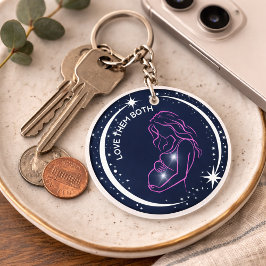 Llavero Símbolo cristiano pro-vida madre eterna alma