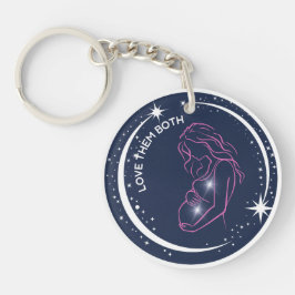 Llavero Símbolo cristiano pro-vida madre eterna alma