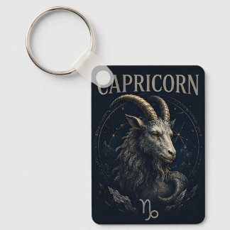 Llavero Símbolo de Astrología Zodiaco Capricornio Cabra de