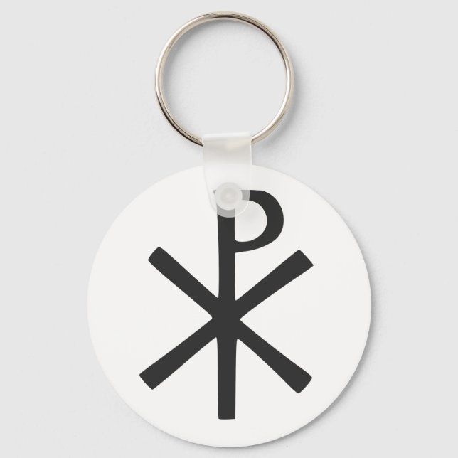 Llavero Símbolo de Chi Rho (Anverso)