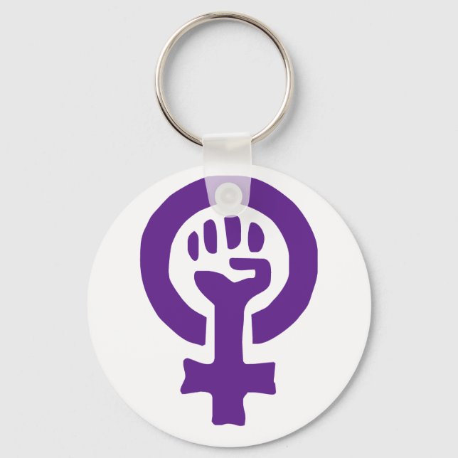 Llavero Símbolo de feminismo (Anverso)