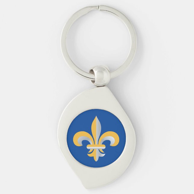 Llavero Símbolo de Flor de Lis (Anverso)