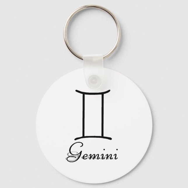 Llavero Símbolo de Gemini (Anverso)