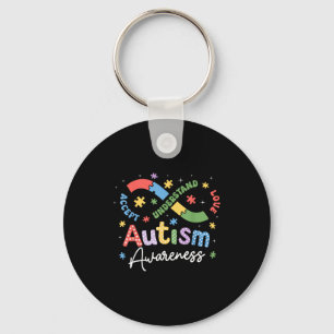 Llavero Símbolo de infinito de conciencia del autismo Acep