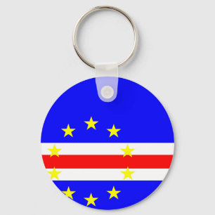Llavero Símbolo de la bandera de país de Cabo Verde de