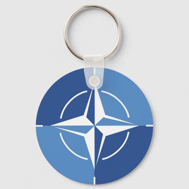 Llavero Símbolo de la OTAN de la ONAT del Tratado del Atlá (Anverso)