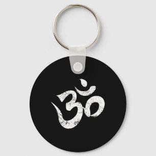 Llavero Símbolo de meditación Ohm Aum espiritual indio bud