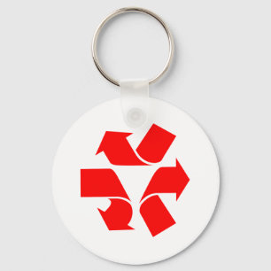 Llavero Símbolo de no reciclar
