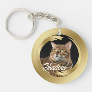 Llavero Símbolo de oro de Keepsake por mascota Loss