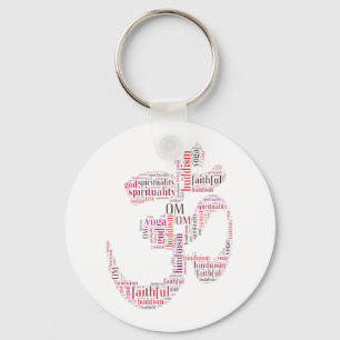 Llavero Símbolo de palabras Om
