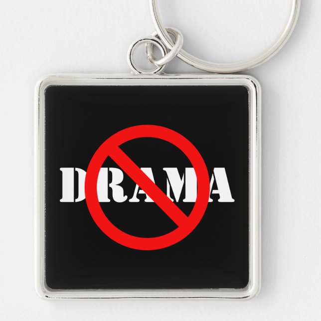 Llavero Símbolo de personalizable "No" (Frente)