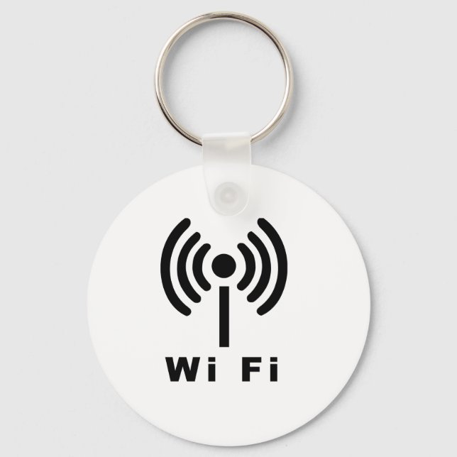 Llavero Símbolo de Wi Fi (Anverso)