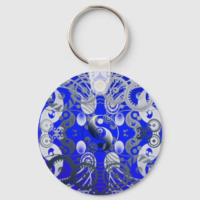 Llavero Símbolo de Yin yang (Anverso)