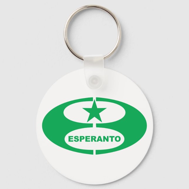 Llavero Símbolo esperanto, (Anverso)